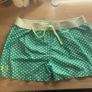 under armor women’s shorts; size medium